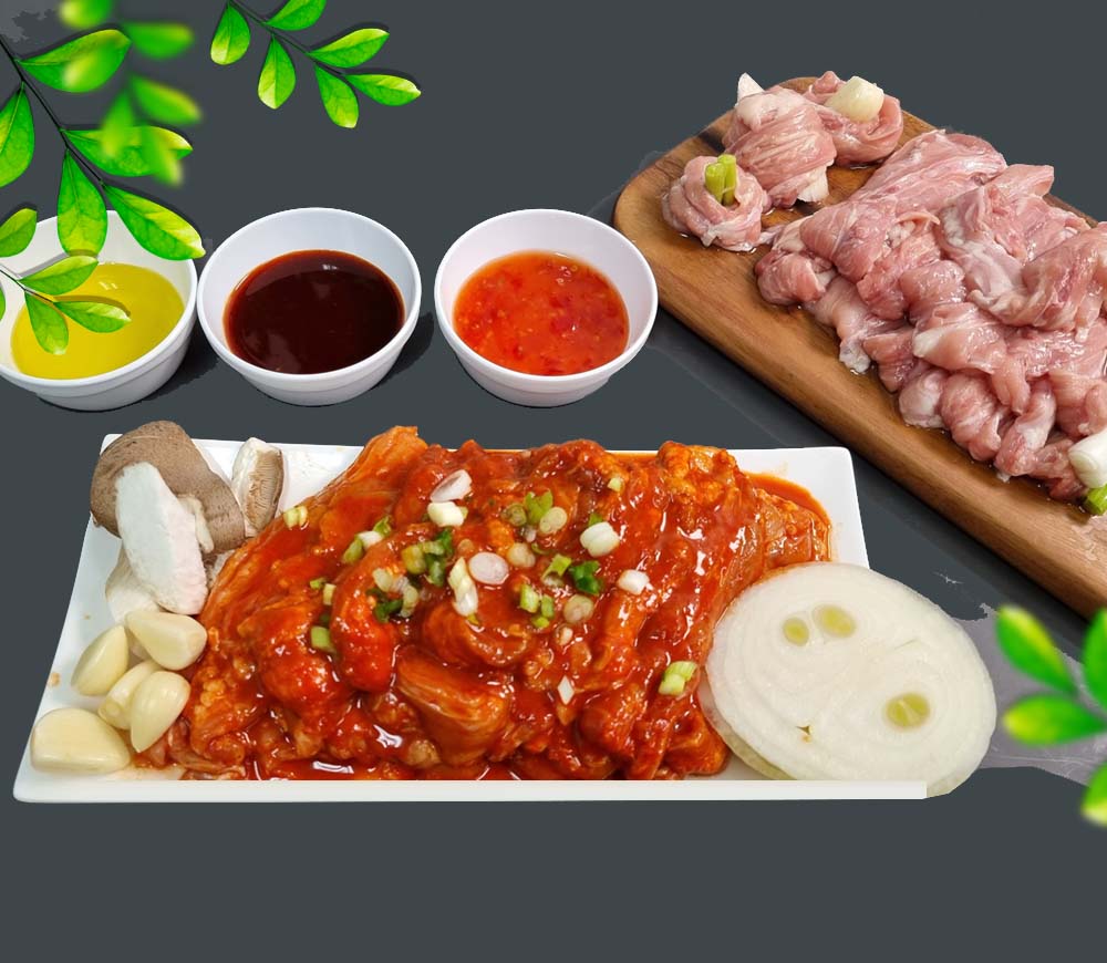 닭목살 (구이닭목살 500g + 닭목살불고기 500g) - 1kg